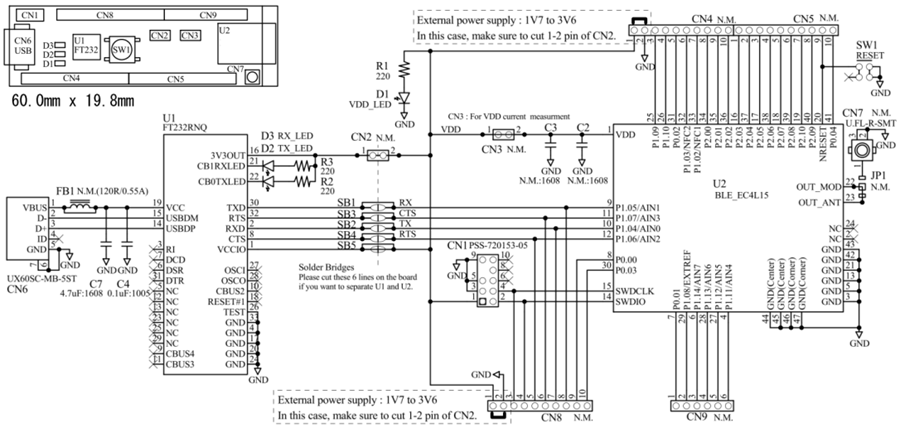 Schematic - Kaga FEI EC4L15BA1-EVB Evaluation Board